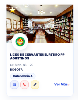 Ejemplo de colegio destacado en ColegiosColombia